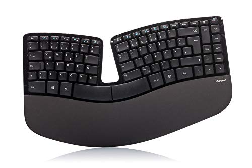 Microsoft Ergonomische Tastatur Sculpt (QWERTZ-Layout), Schwarz