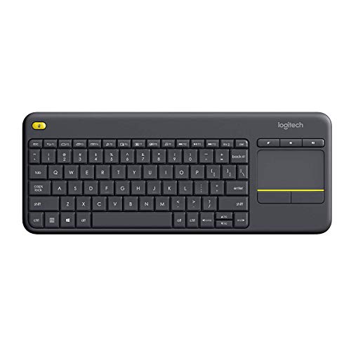 Logitech K400 Plus Kabellose Touch-TV-Tastatur mit inte...